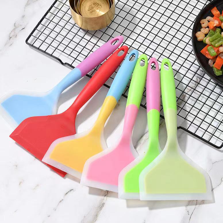 Silicone spatula for baking and cooking