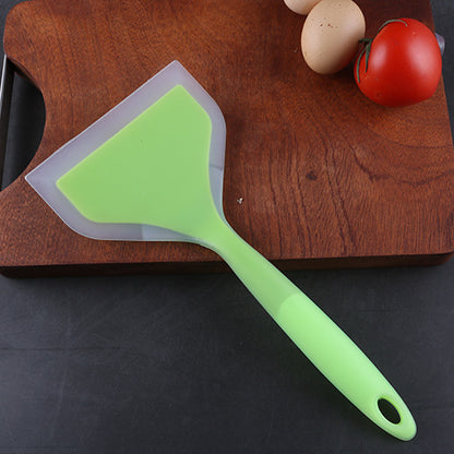 Silicone non-stick spatula in green