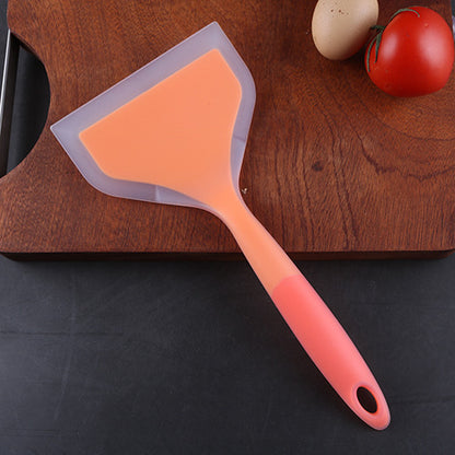 Silicone non-stick spatula in orange