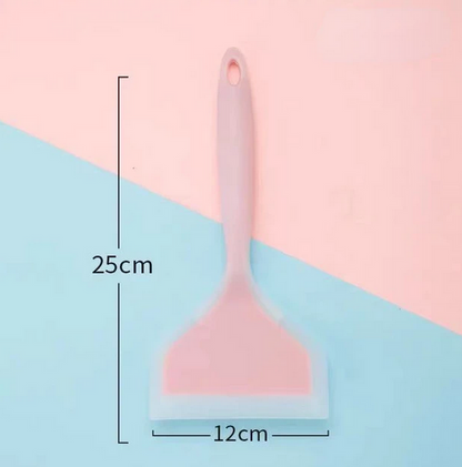 Silicone non-stick spatula in pink