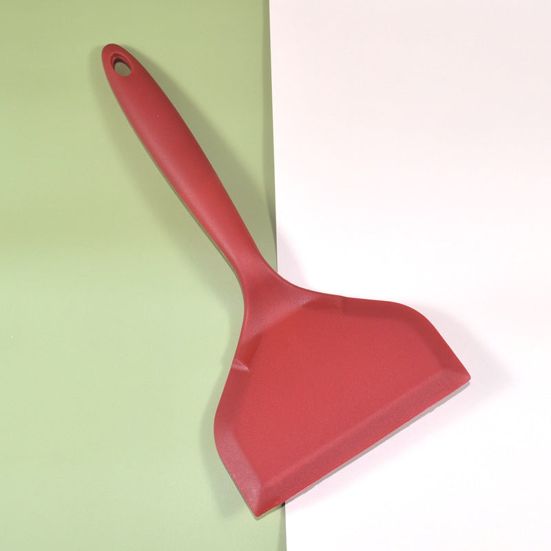 Silicone non-stick spatula in red