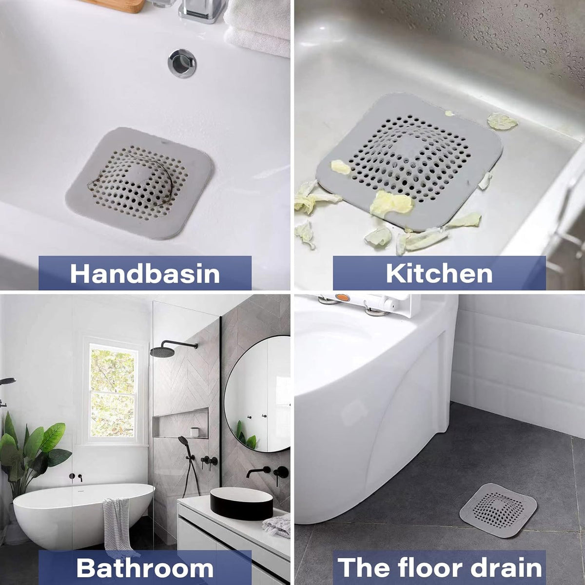 Drain hair catcher that helps stop clogs