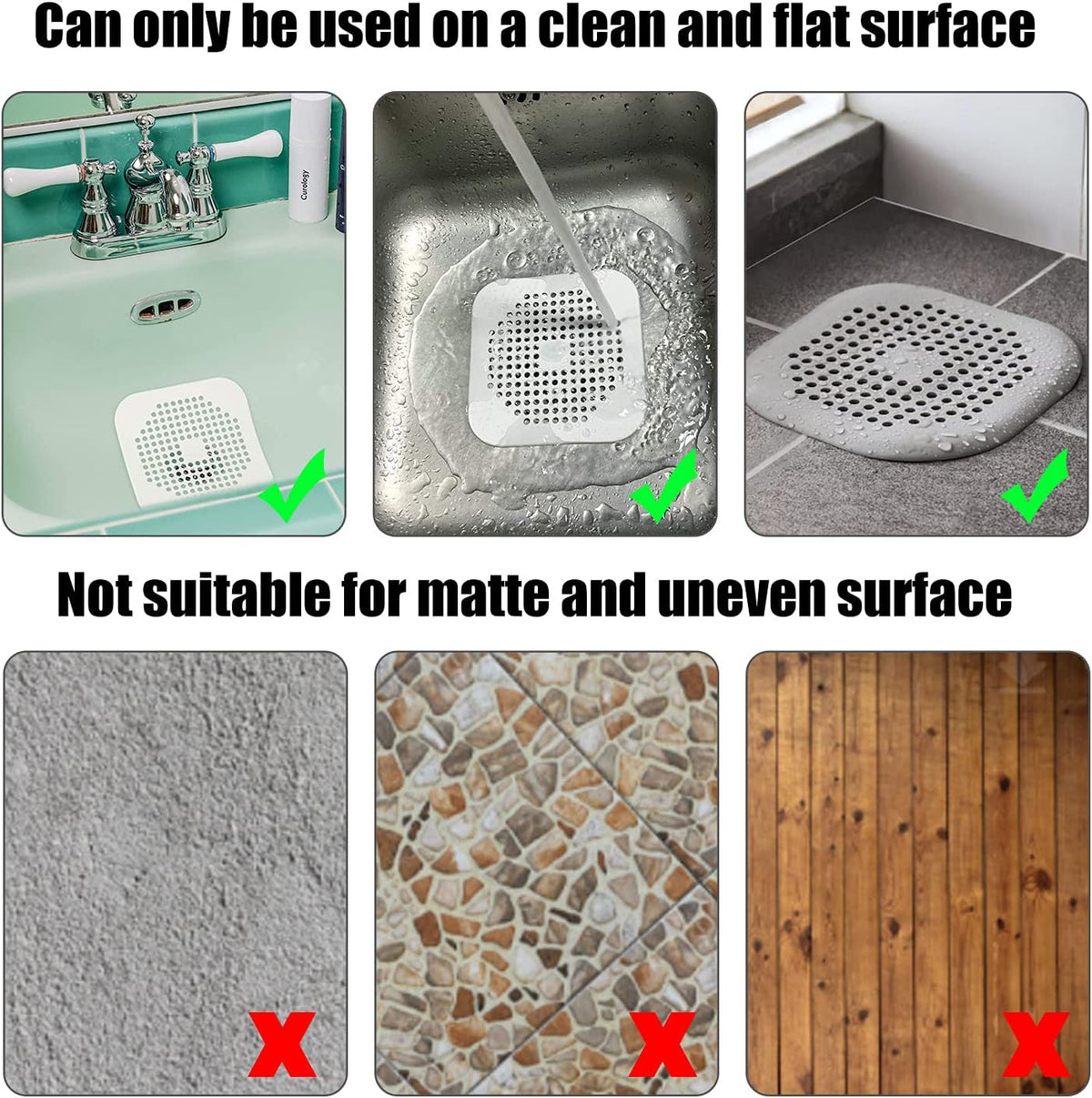 Reusable silicone drain cover