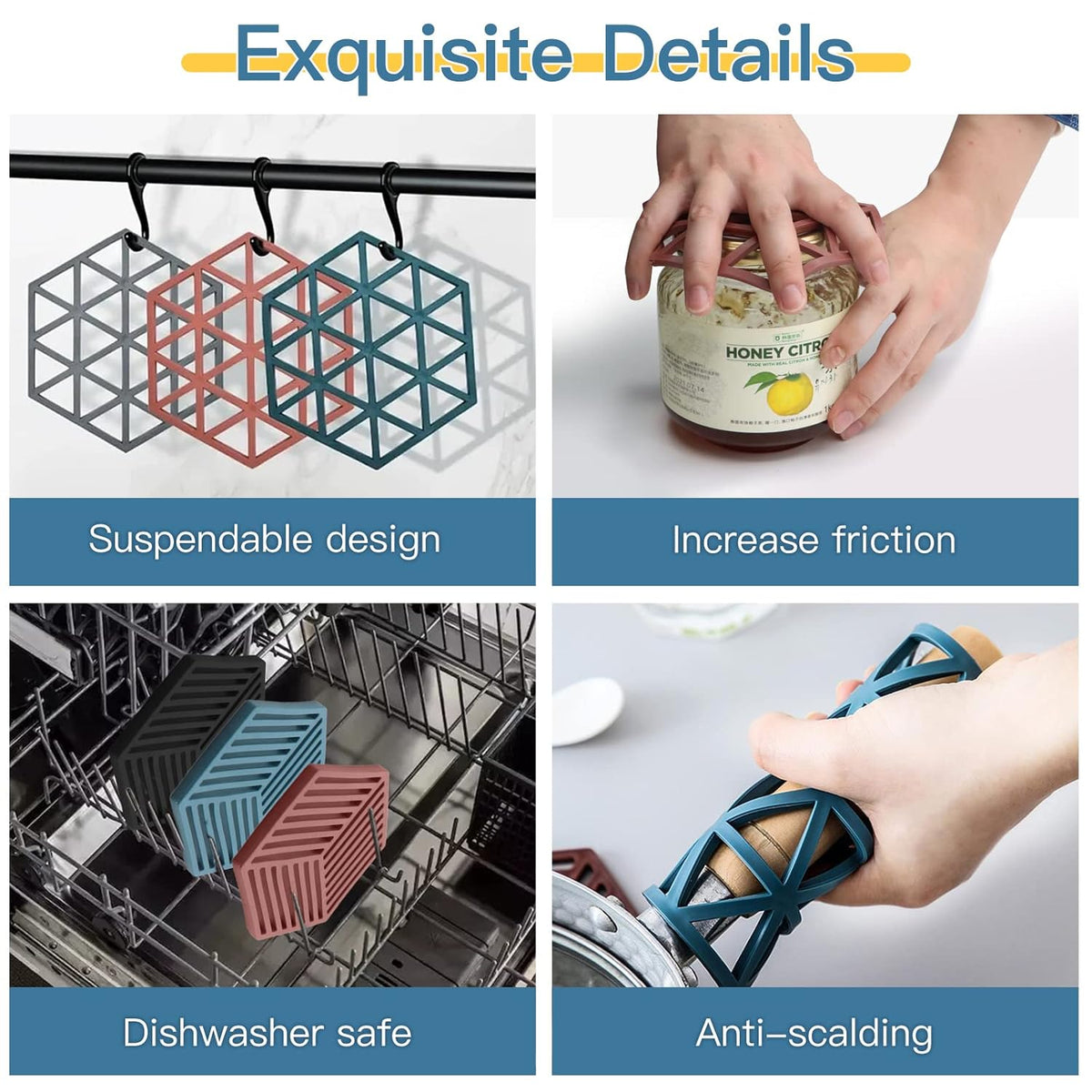 Flexible silicone table mat