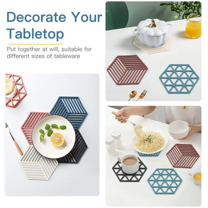 Silicone table mat set