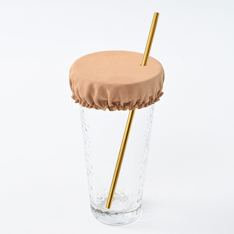 Spiking prevention drink cover in beige