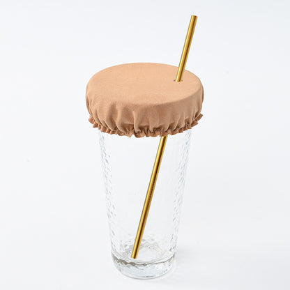 Spiking prevention drink cover in beige