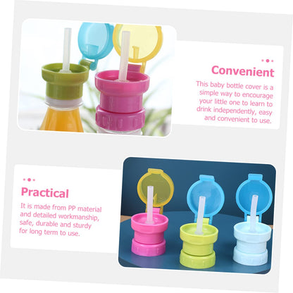 Bottle straw cover for kids