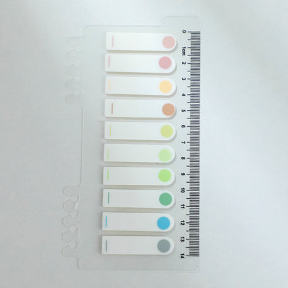 Sticky index tabs, design 1