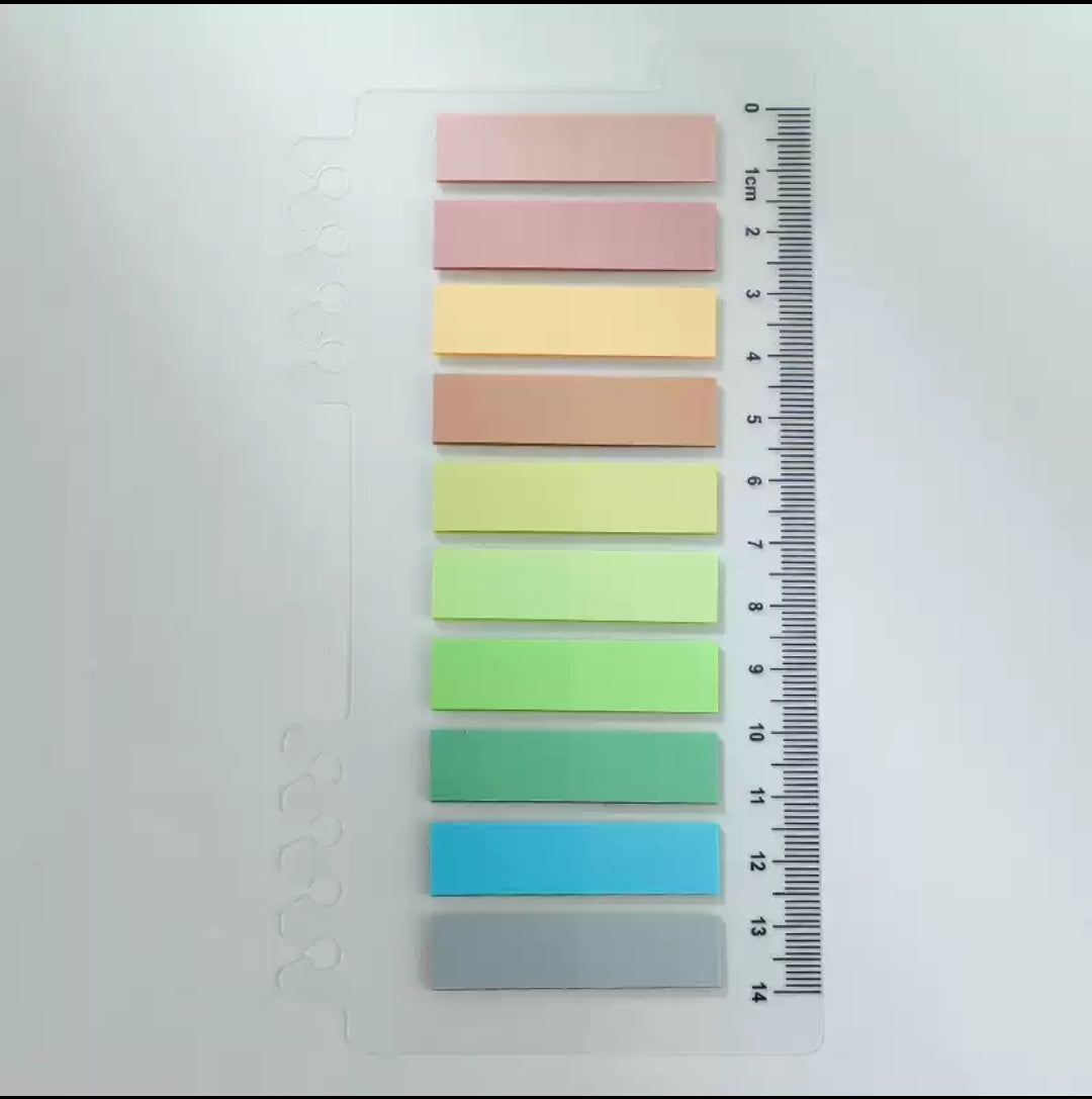 Sticky index tabs, design 3