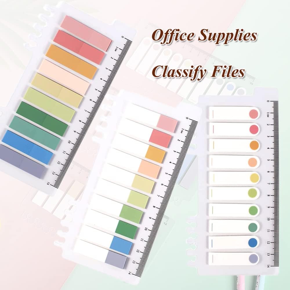 Sticky index tabs, 200 pieces, in Morandi colors