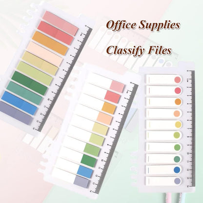 Sticky index tabs, 200 pieces, in Morandi colors