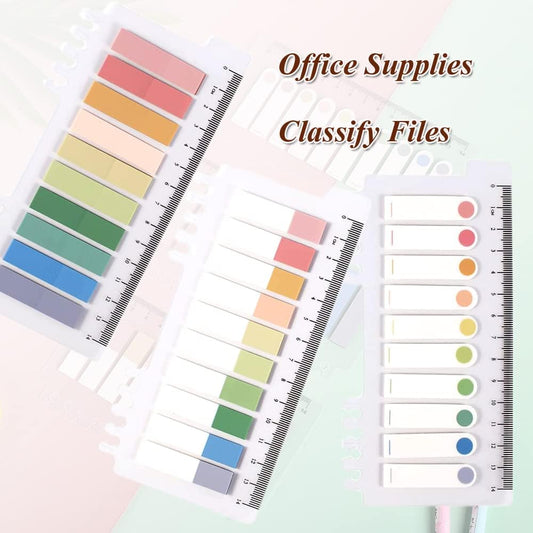 Sticky index tabs, 200 pieces, in Morandi colors