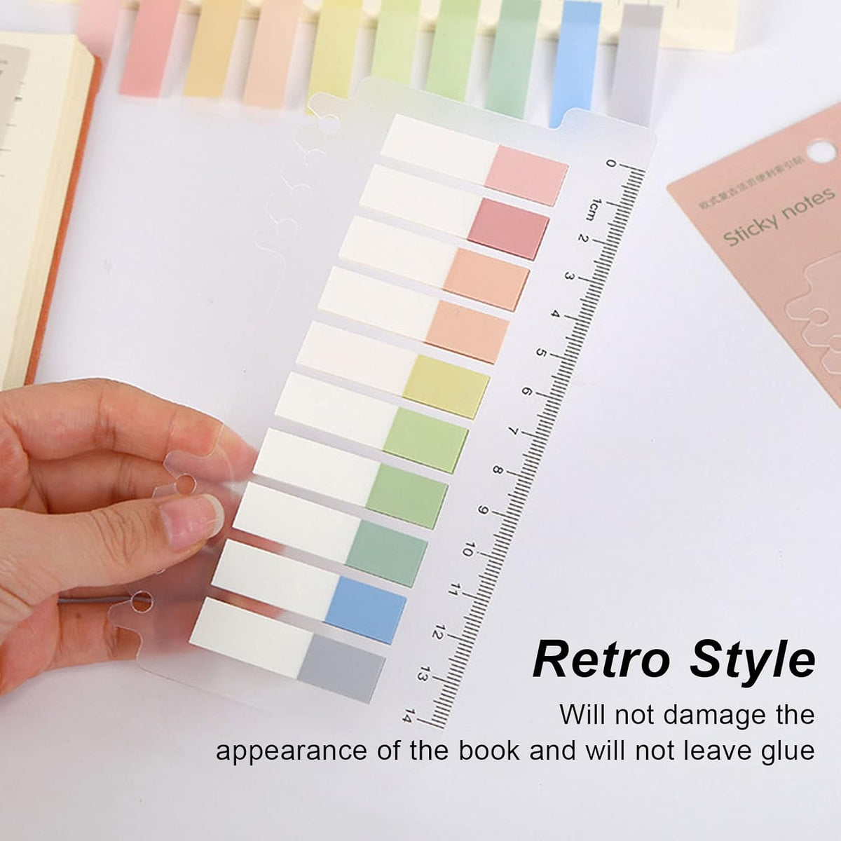 Removable sticky tabs
