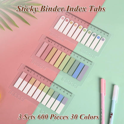 Sticky note tabs set