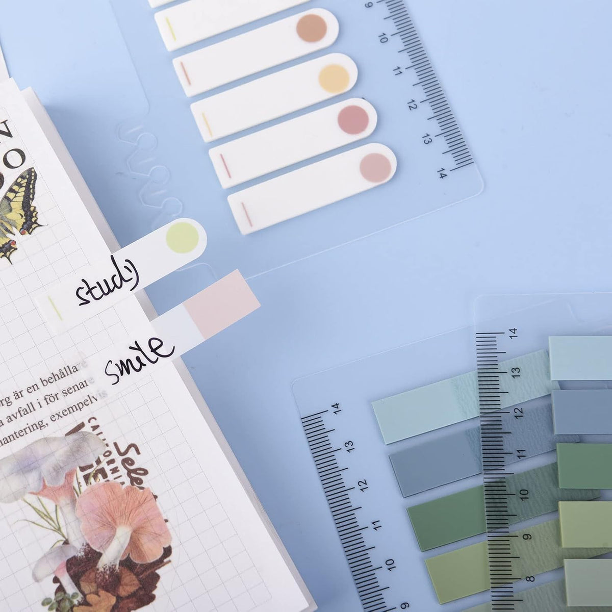 Writable sticky tabs for books
