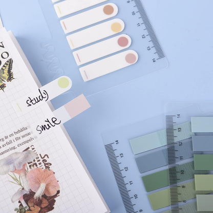 Writable sticky tabs for books