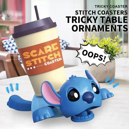 Stitch coaster in blue