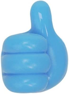 Self-adhesive thumb hook in blue