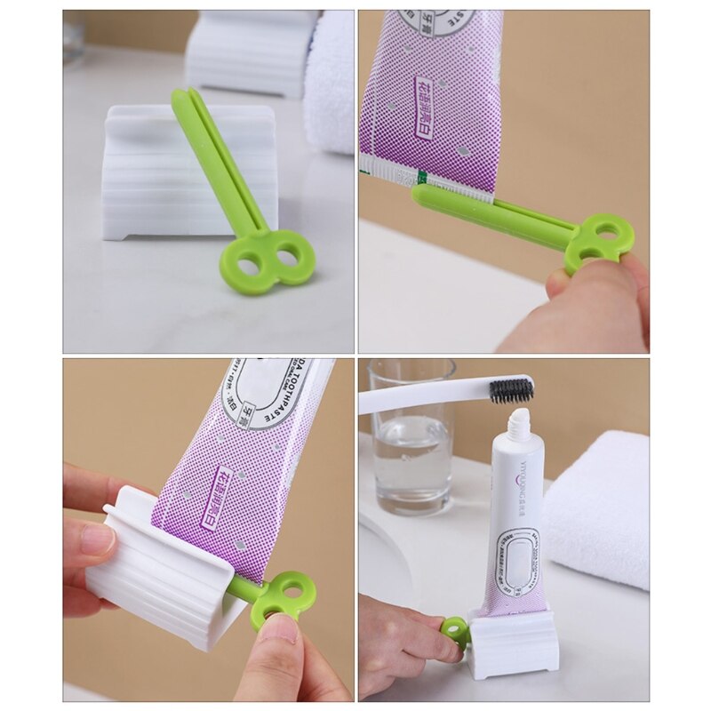 Sturdy plastic toothpaste squeezer that won't break easily
