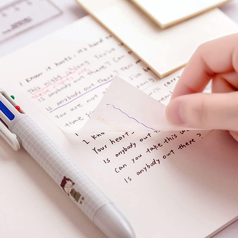 Transparent sticky notes, 50 sheets
