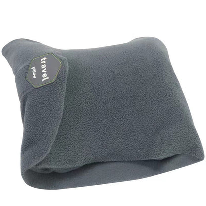 Travel neck pillow in grey