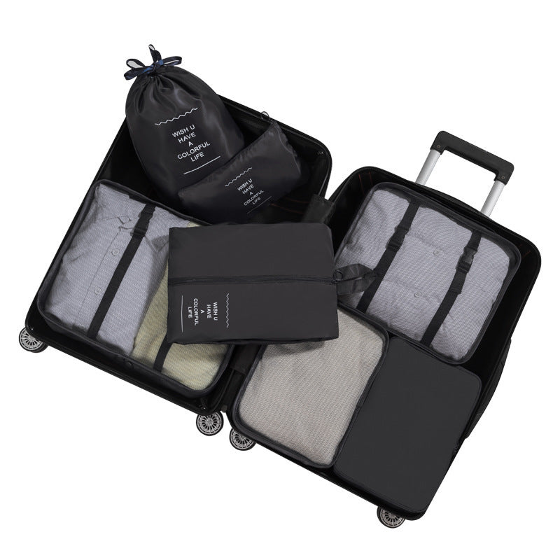 Suitcase packing organizer bags