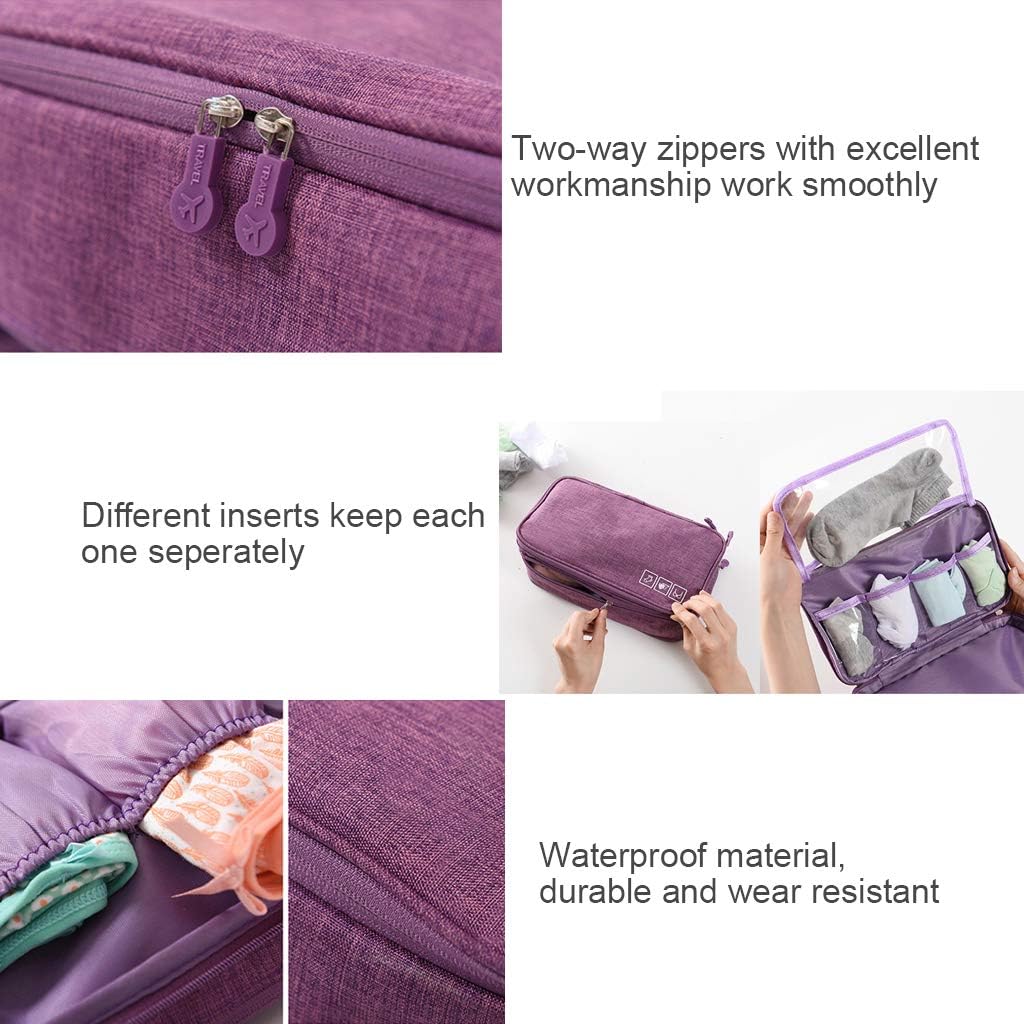 Compartment bag for underwear storage