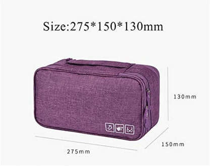 Travel underwear pouch for suitcases