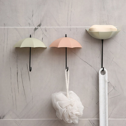 Lovely umbrella-shaped wall hanger set