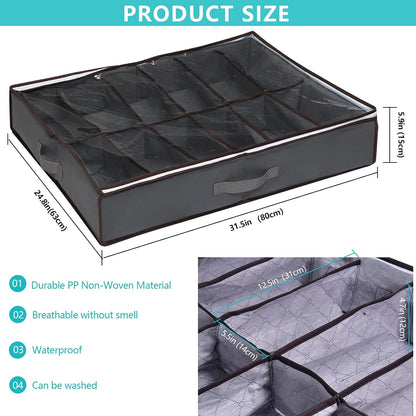 Shoe storage for sneakers and heels