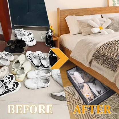 Space-saving shoe storage