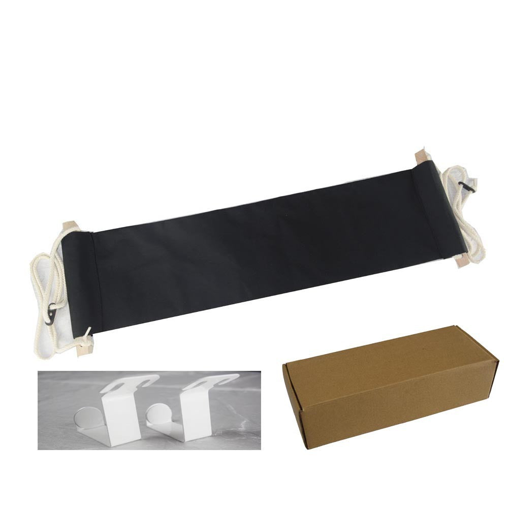 Under desk hammock in black