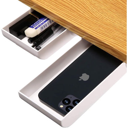 Invisible under-desk storage organizer