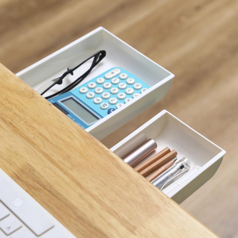 Slide-out under desk storage drawer