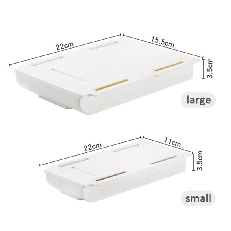 Under desk drawer organizer for small items