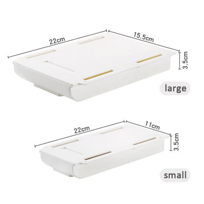 Under desk drawer organizer for small items