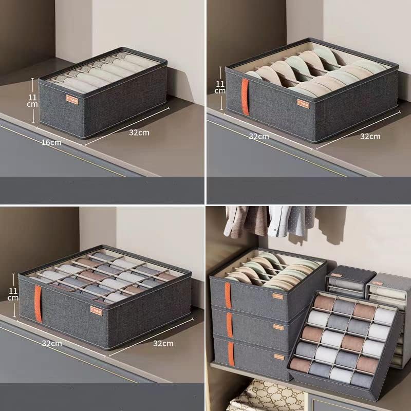 Underwear organizer for dressers