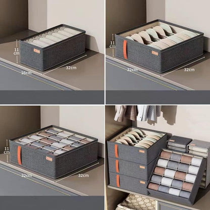 Underwear organizer for dressers