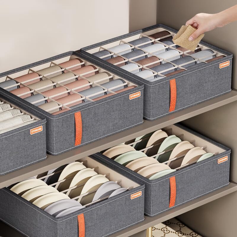 Drawer organizer for socks, underwear and bras