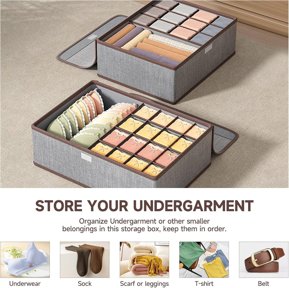 Dustproof clothing storage box