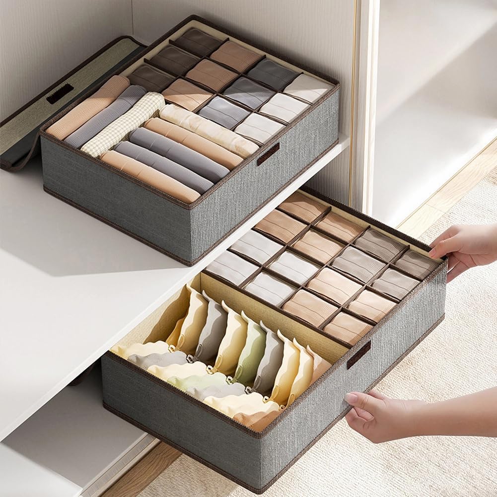 Organizer box for scarves and ties