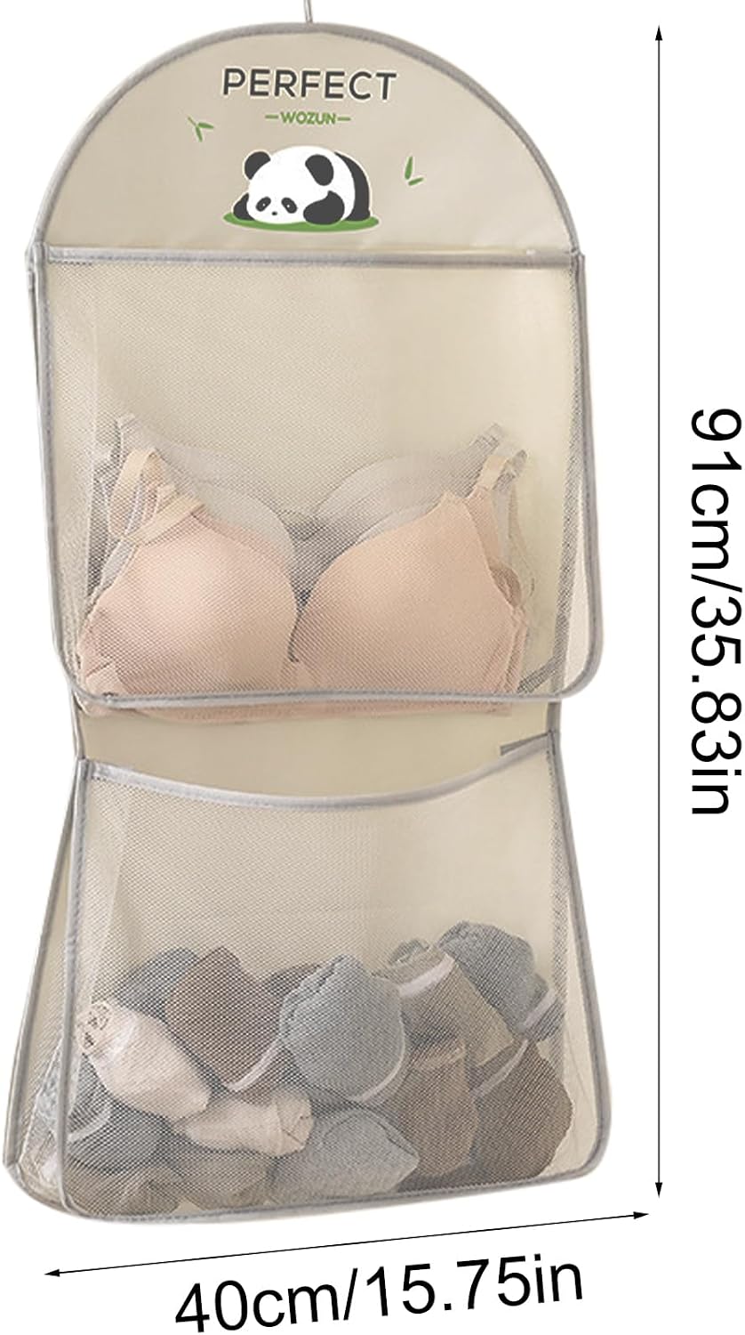 Underwear storage hanger, two levels