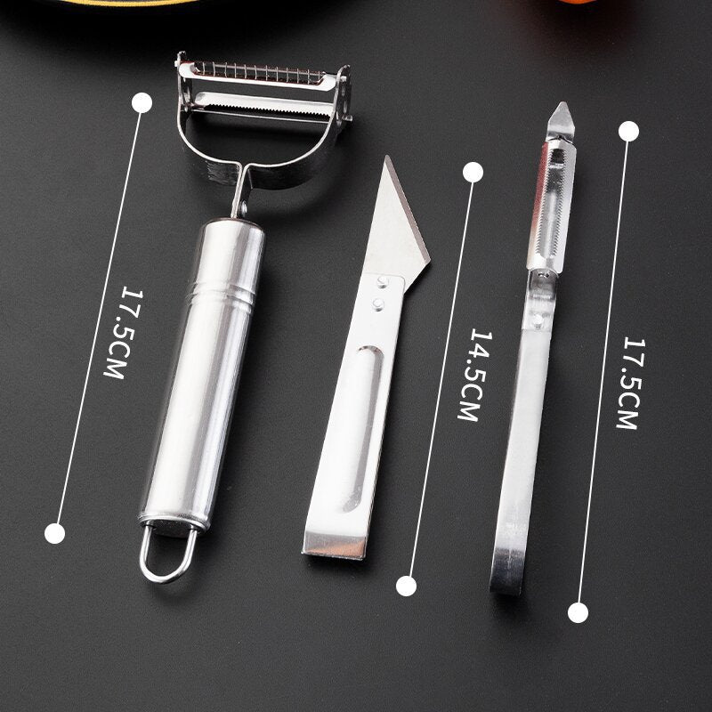 Stainless steel peeler blades