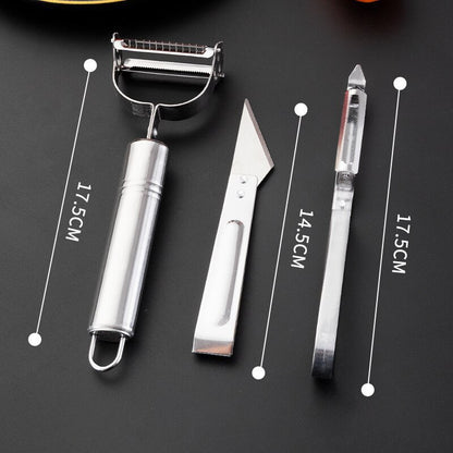 Stainless steel peeler blades