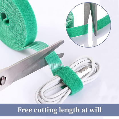 Velcro cable ties for desk and TV cables