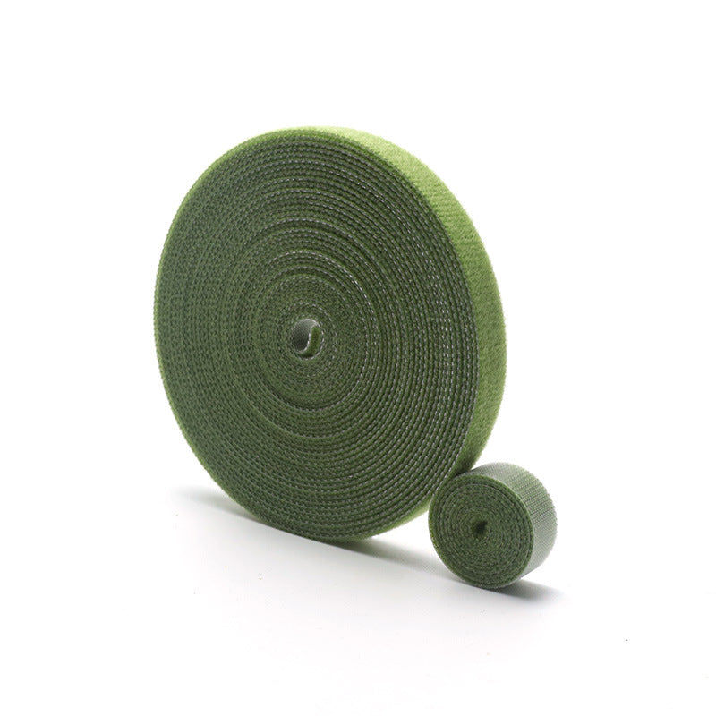 Velcro cable organizer roll in green
