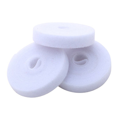 Velcro cable organizer roll in white