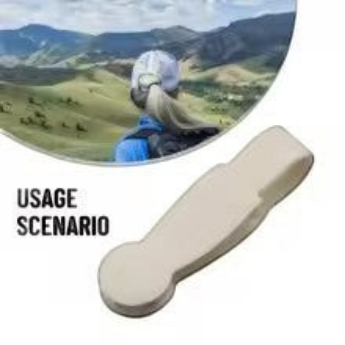 Waf Store Lebanon beige silicone magnetic hat clip for attaching caps to backpacks or bags