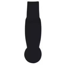 Waf Store Lebanon black silicone hat clip for securing headwear to backpacks or bags while traveling.